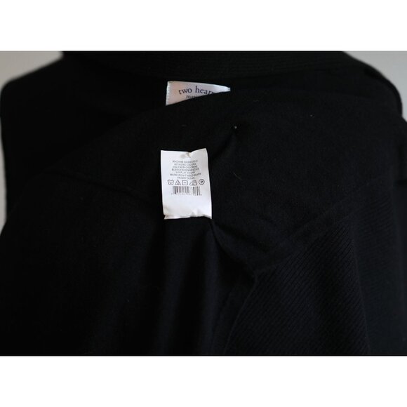 Two Hearts Maternity Plus Size Sweater, Black - Picture 7 of 7